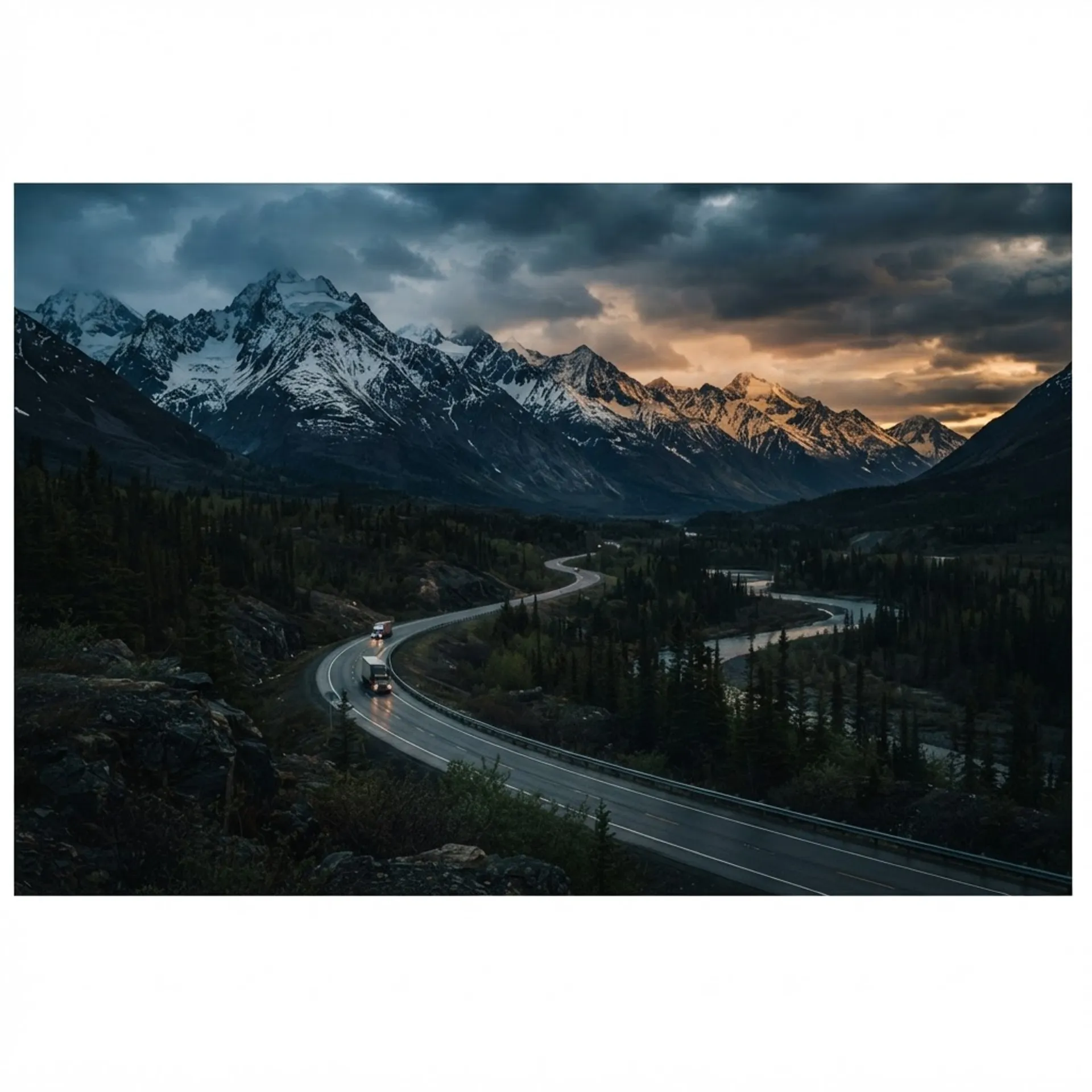 Alaska mountain landscape across New Gen’s Southcentral service area
